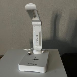 Wireless Phone charger also has a blue sanitizing light